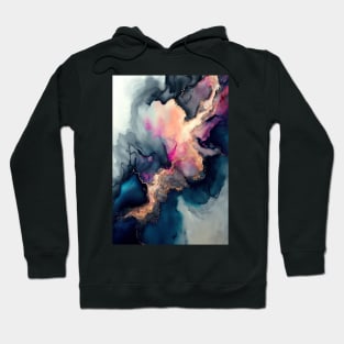 Vivid Vision - Abstract Alcohol Ink Resin Art Hoodie